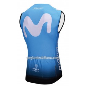 Chaleco ciclismo 2018 Movistar Team N001